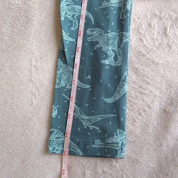 NWT Sweetlegs Petite Teal Dinosaur Leggings (One Size) - Picture 3 of 9